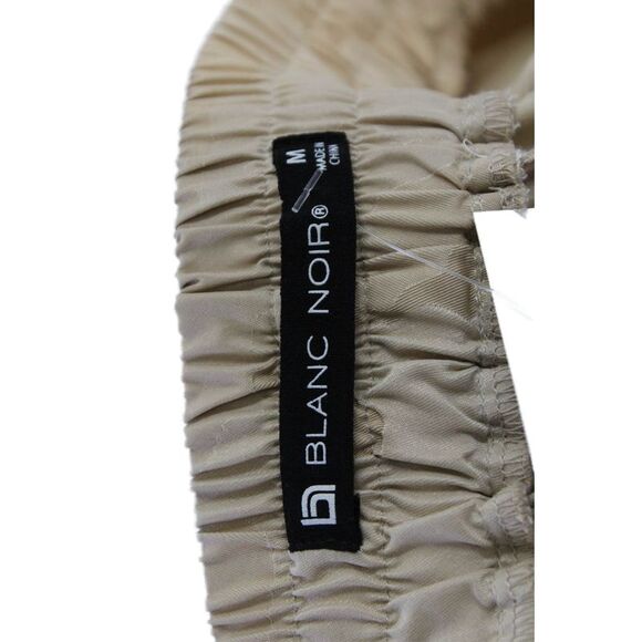 Blanc Noir Womens Camouflage Print Drawstring Cargo Joggers Beige Size M - Picture 4 of 6